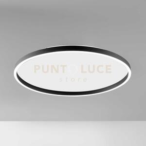 Aela p/g - plafoniera led in alluminio nero 3000k-4000k 3800-390lm 
