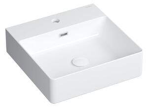Omnires Garland lavabo 42x43 cm rettangolare da appoggio bianco GARLAND420BP