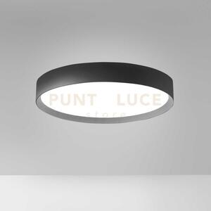 Ava p/m - plafoniera in alluminio nero a led 3000-4000k 4500-4600lm