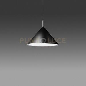Barbie s/p - lampadario a sospensione in alluminio nero/bianco opac
