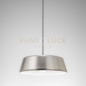 Blanca s/p - lampadario a sospensione nickel 1 luce attacco e27 in 
