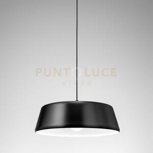 Blanca s/p - lampadario a sospensione nero 1 luce attacco e27 in al