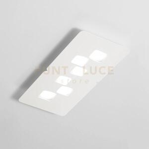 Bilbao p/m - plafoniera bianco 6 luci attacco gx53 65cm