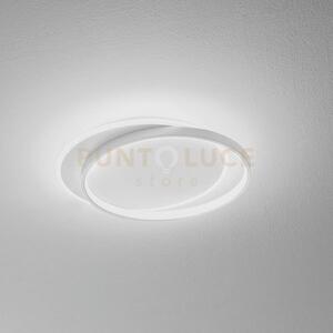 Christine p/g plafoniera led 3000k 3000lm 48w alluminio e metacrila