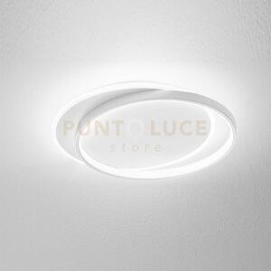 Christine p/s plafoniera led 3000k 5368lm 65w alluminio e metacrila