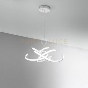 Cinzia s - lampadario a sospensione bianco 3000k 2300lm 46w dimmera