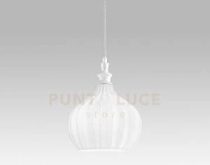 Cleofe s/11 - lampadario sospeso 1 luce attacco e27 in vetro color