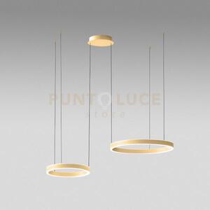 Criseide s/2d - lampadario a sospensione 2 luci led 3000k 3000lm 60