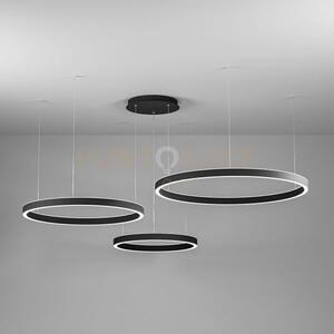 Criseide ss/3d - lampadario a sospensione 3 luci nero a led 3000k 6