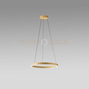 Criseide s/p - lampadario a sospensione oro 1 luce led 3000k 3100lm