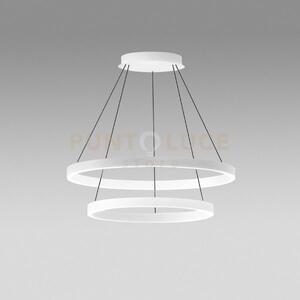 Criseide s/2g - lampadario a sospensione 2 luci bianco a led 3000k 