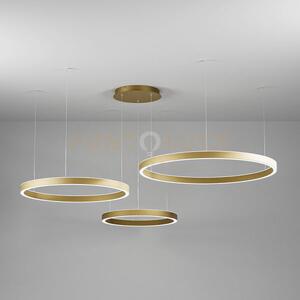 Criseide ss/3d - lampadario a sospensione 3 luci oro a led 3000k 69