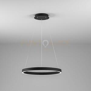 Criseide s/p - lampadario a sospensione nero 1 luce led 3000k 3100l