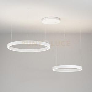 Criseide ss/2d - sospensione bianca a led 3000k 4000lm 75w(35w+840w
