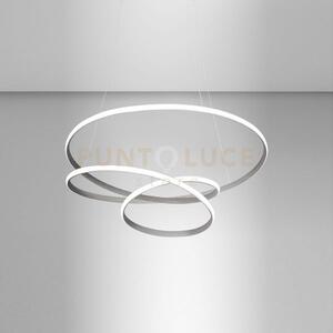 Diva s/p - lampadario a sospensione colore titanio a led 3000k 1950