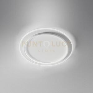 Dharma p/g plafoniera led 3300lm 3000k 49w ip20 colore bianco d.55cm