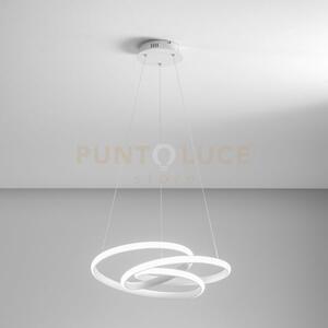 Diva s/p - lampadario a sospensione colore bianco a led 3000k 1950l