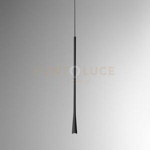 Dafne s/g - sospensione nera in alluminio a led 213lm 3000k 7w