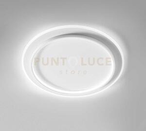 Dharma p/s plafoniera led 5554lm 3000k 65w ip20 colore bianco d.70cm