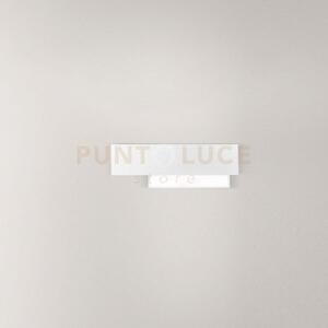 Doha a/p - applique bianco a led 3000k 1270lm 15w alluminio e metac