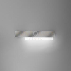 Doha a/g - applique acciaio a led 3000k 2100lm 25w alluminio e meta