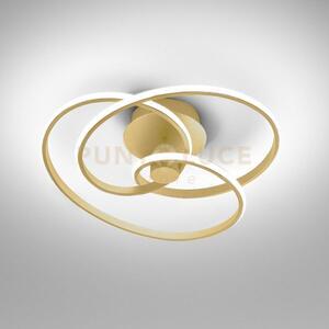Diva p/p - plafoniera colore oro a led 3000k 2500lm 40w dimmerabile