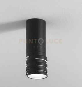 Emily p - faretto nero 1 luce attacco gu10 metallo e acrilico lampa