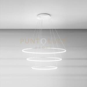 Erika s/3 lampadario sospeso 3 luci a led 3000k 7100lm 128w(35w+45w