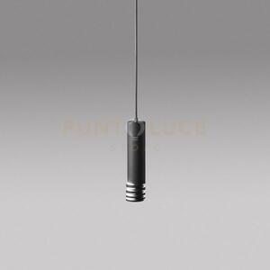 Emily s - sospensione colore nero 1 luce altezza regolabile attacco