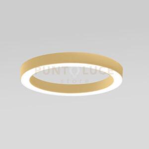 Flor p/g - plafoniera colore oro a led 3000k 4200lm 60w dimmerabil
