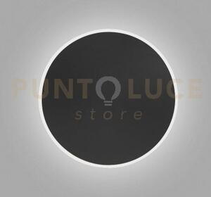 Fortuna a/g - applique a parete nero 28w 1850lm 3000k dimmerabile d