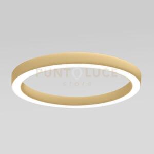 Flor p/s - plafoniera colore oro a led 3000k 6200lm 80w dimmerabil