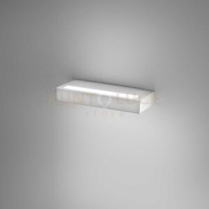 Gap520- applique led biemissione in alluminio bianco dimmerabile 30