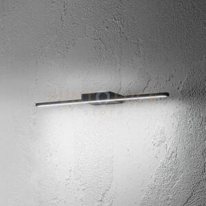 Gap491c- applique led in alluminio 3000k 870lm 12w ip44 51,5cm nero