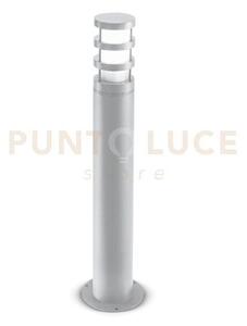 Ges012- paletto da esterno colore grigio alluminio 1 luce attcco e