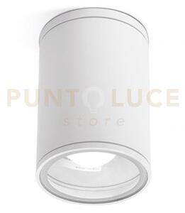 Ges1001- plafoniera alluminio bianco 1 luce attacco e27 ip65