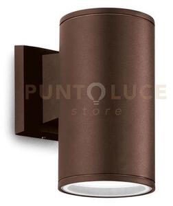Ges1005- applique in alluminio 1 luce attacco e27 colore ruggine ip65