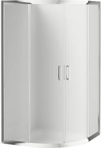 Deante Funkia box doccia 90x90 cm semicircolare cromo lucida/vetro opaco KYP_653K