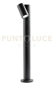 Ges1121- paletto in alluminio 1 luce attacco gu10 antracite ip65 h