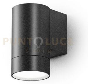 Ges1061- applique 1 luce attcaco gu10 colore grigio antracite in al