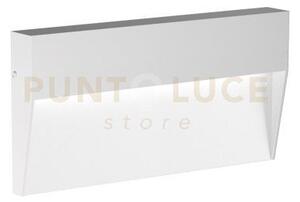 Ges1170c- segnapassi in alluminio led 3000k 454lm 6w colore bianco