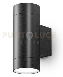 Ges1065- applique 1 luce attcaco gu10 colore grigio antracite in al