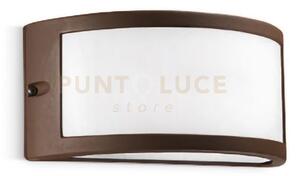 Ges142- applique ruggine 1 luce attacco e27 ip54 in alluminio