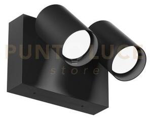 Ges2074- applique faretto orientabile 2 luci a led 3000-4000-6500k 