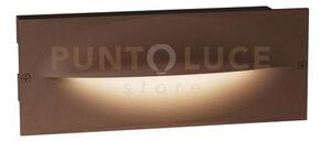Ges2002c- segnapassi led 3000k 432lm 13w ip65 ad incasso colore mar