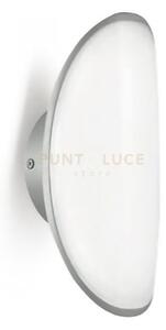 Ges121- applique grigio metallizzato led 4000k 1200lm 13w ip65 in a