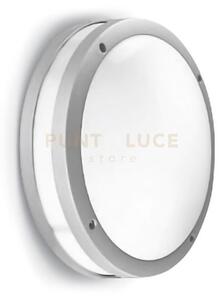 Ges291- plafoniera per esterni 2 luci attacco e27 in alluminio ip54