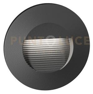 Ges2111c- segnapassi led 3000k 94lm 3w ip65 alluminio grigio antrac