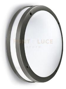 Ges290- plafoniera per esterni 2 luci attacco e27 in alluminio ip54