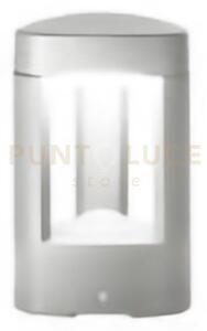 Ges483- paletto in alluminio 1 luce attacco gx53 grigio metallizzat